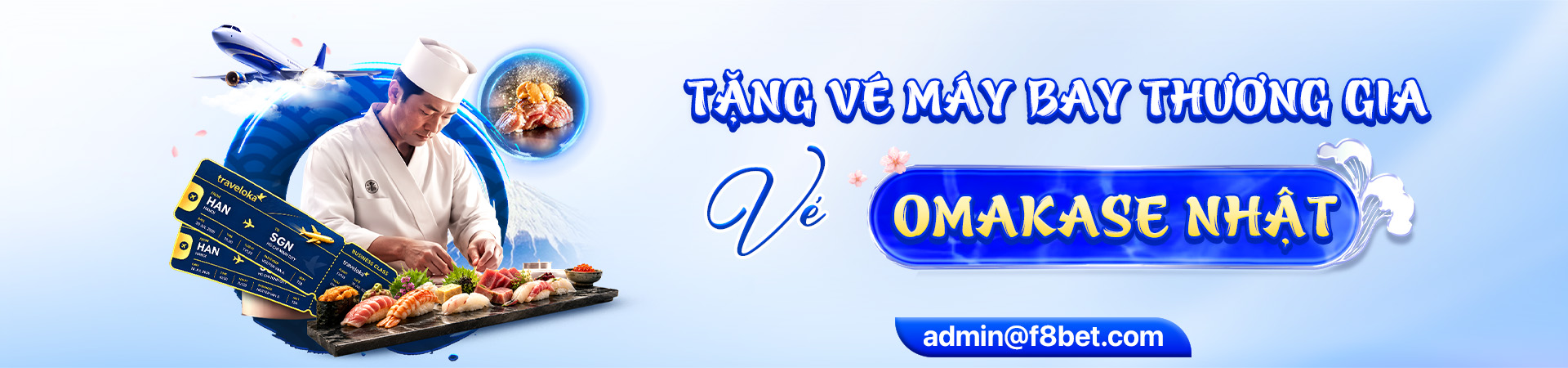 f8bet banner sự kiện tàu bay nhật bản